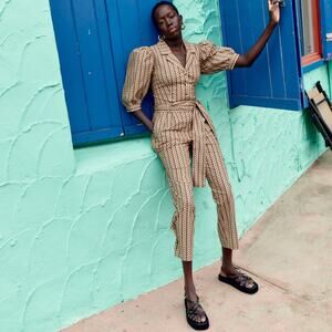 NWT LHD CASITAS JUMPSUIT BROWN US2